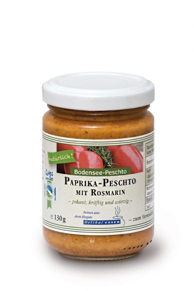 Paprika-Peschto mit Rosmarin