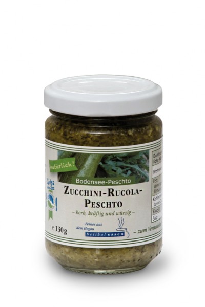 Zucchini-Rucola-Peschto