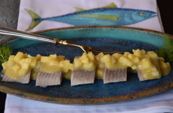 Matjes-mit-Fenchel-Apfelvinagrette