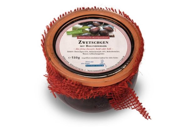 Zwetschgen mit Holundermark