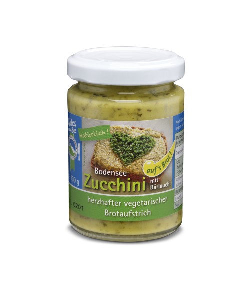 Zucchini mit Bärlauch auf's Brot