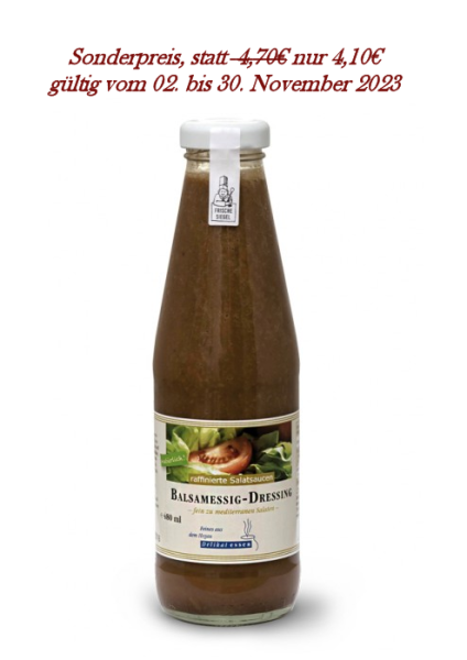 Balsamessig-Dressing - Elisabeths Lieblingsprodukt