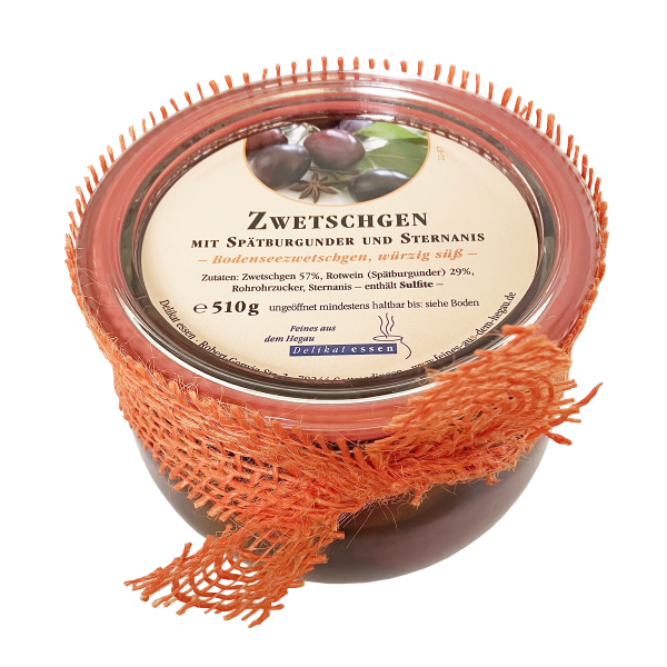 Zwetschgen mit Spätburgunder und Sternanis