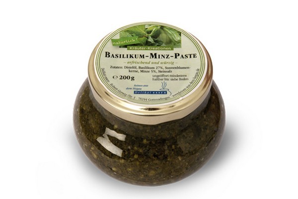 Basilikum-Minz-Paste