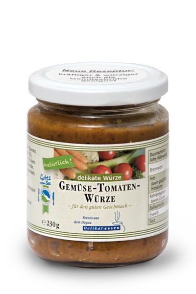 Gemüse-Tomaten-Würze