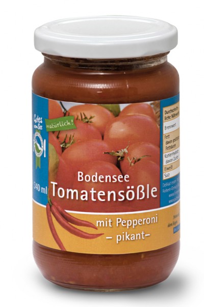 Bodensee-Tomatensößle mit Pepperoni - pikant