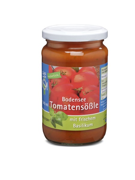 Bodensee-Tomatensößle mit frischem Basilikum
