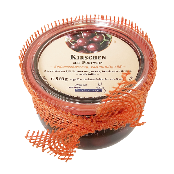 Kirschen mit Portwein