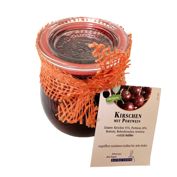 Kirschen mit Portwein